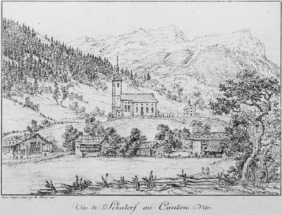 Schattdorf, historische Zeichnung